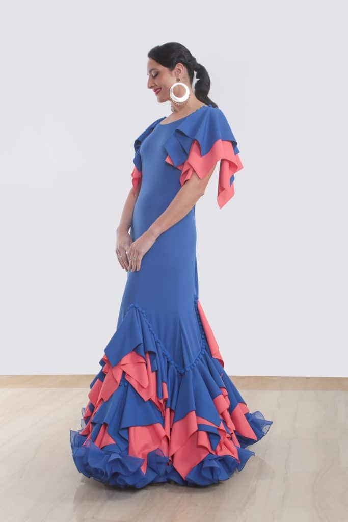 traje de flamenca colección olivo