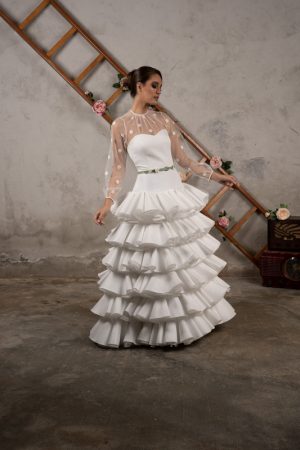 VESTIDO DE NOVIA CLAVEL