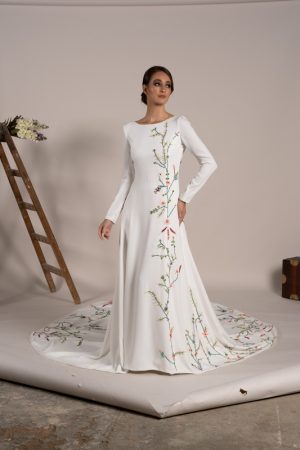 VESTIDO DE NOVIA PÁJARO DEL PARAÍSO