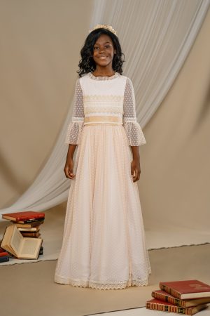 VESTIDO DE COMUNIÓN BRILLANTE