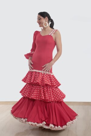 TRAJE DE FLAMENCA OLIVO2423