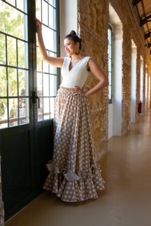 FALDA DE LUNARES TIERRA